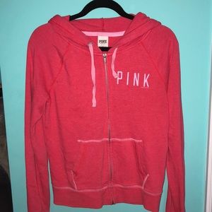 PINK Zip-up Sweatshirt